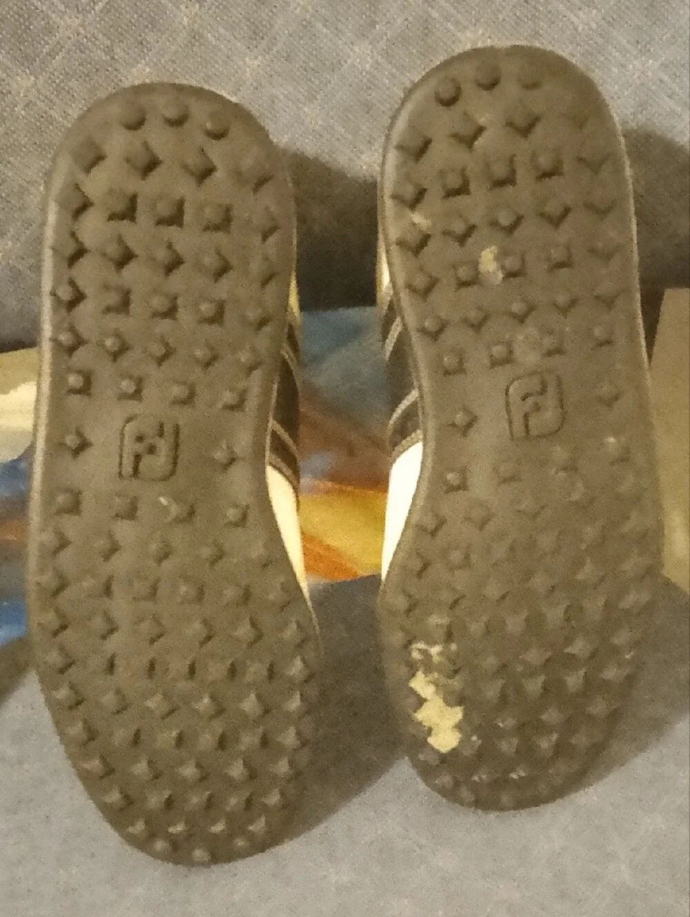 FootJoy White and Black Slip-On Golf Sneakers